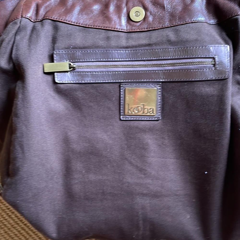 Kooba chocolate brown bag/ tote - Picture 4 of 6